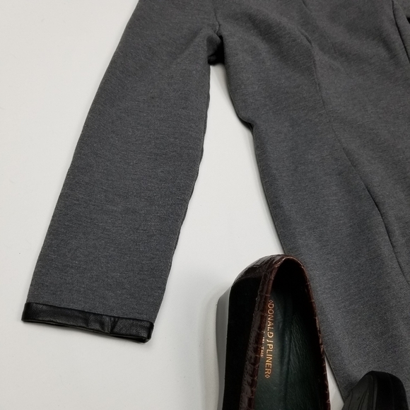 Talbots Grey Rayon Blend Sheath Dress 4 Petite - Picture 5 of 8